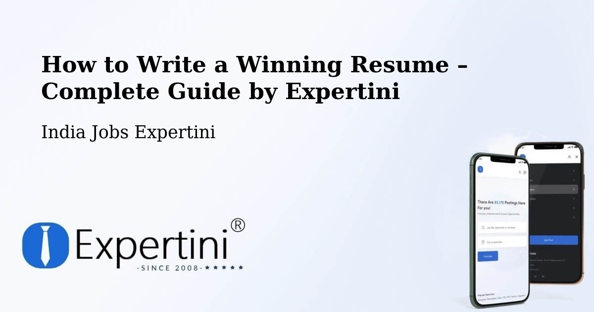Resume Writing Guide for Job Seekers – Kolhapur - Kolhapur, India Jobs Expertini